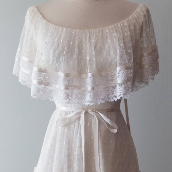 Vintage 1970s boho wedding dress -Lori Deb - Picture 6 of 8
